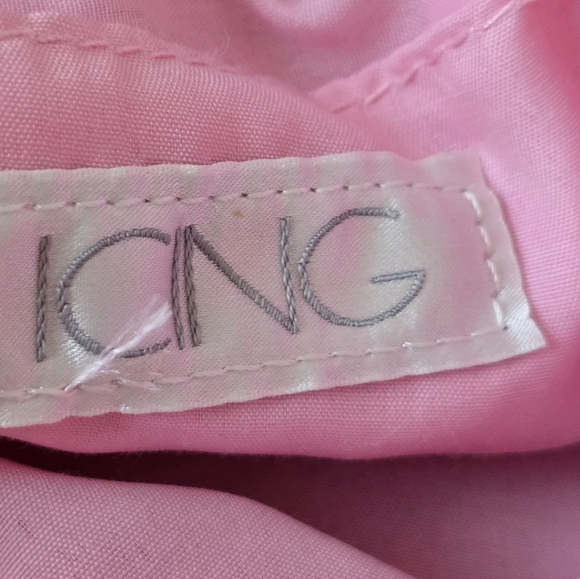 Icing Pink and Gold Shoulder Bag with Plush Texture and Rounded Shape - Picture 6 of 15